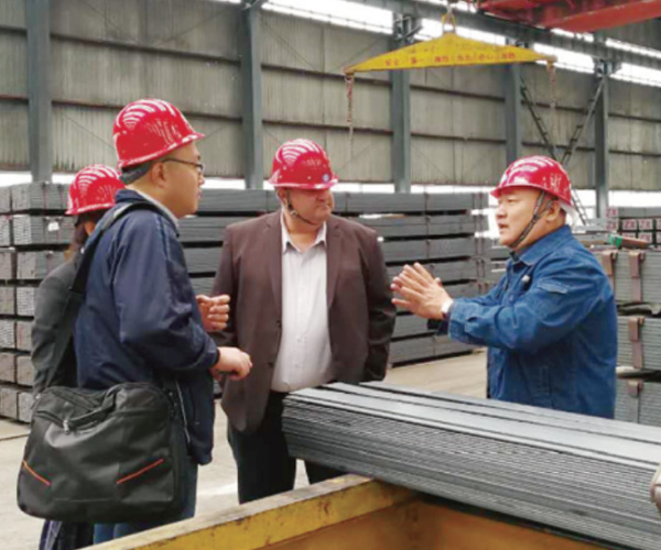 Sinosource Group Hosts European Client Mr.James for Visit to Tisco Steel Strip Inventory Workshop